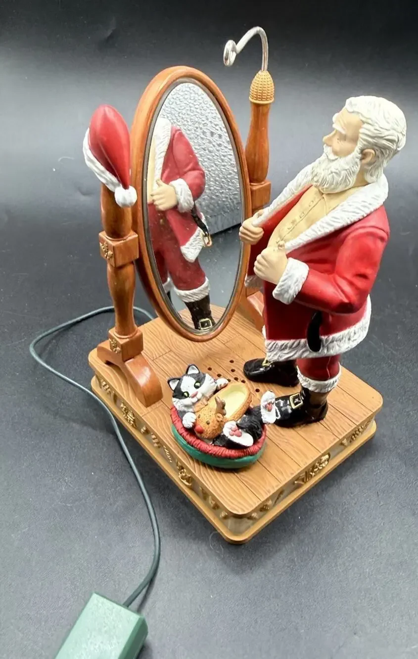 Hallmark Ornament Snug Fit for Santa Once Upon a Christmas music ornament LO24